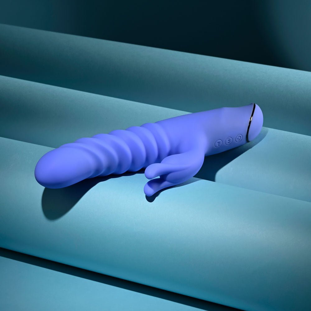 Evolved Knock Knock Rechargeable Rabbit Vibrator Flicking - VIBRATORS