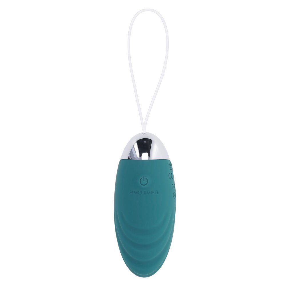 Evolved OVAL OFFICE - Green 8.5 cm USB Rechargeable Wireless Egg with Remote Control - BULLETS & EGGS