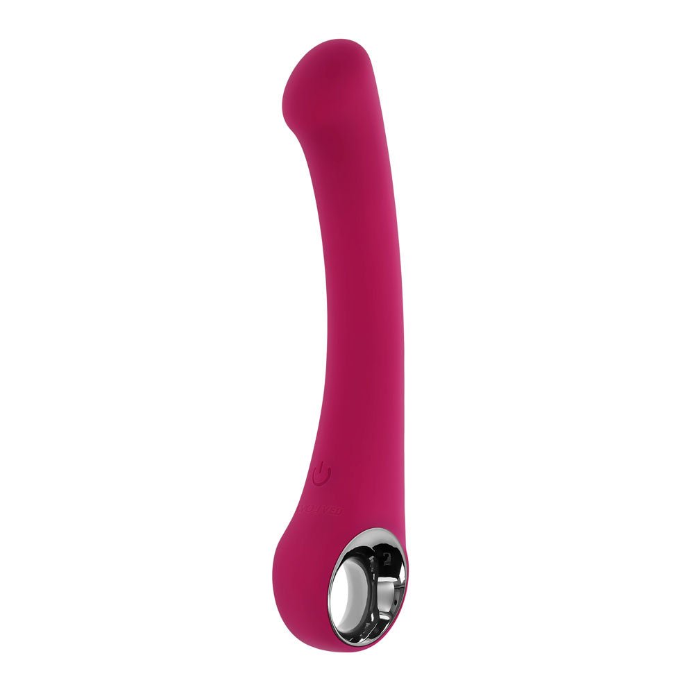Evolved PLEASURE CURVE - Pink 19 cm Vibrator - VIBRATORS