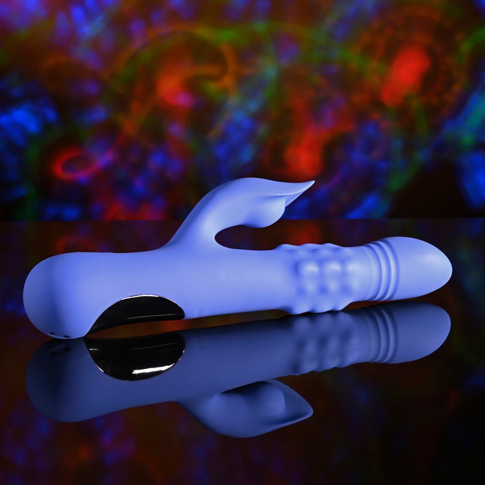 Evolved POP GOES THE O - Thrusting & Bulging Rabbit Vibrator - VIBRATORS