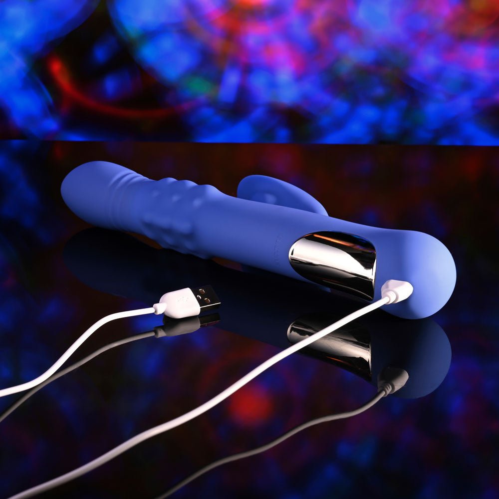Evolved POP GOES THE O - Thrusting & Bulging Rabbit Vibrator - VIBRATORS