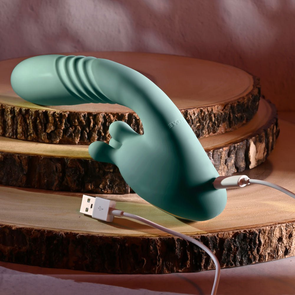 Evolved THRUST INTO ECSTASY - Thrusting & Rotating Vibrator - VIBRATORS