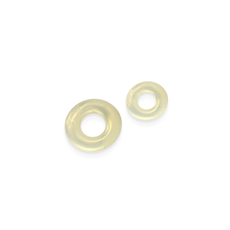Fantasia - Double Stack - Amber Cock Rings - Set of 2 Sizes - COCK RINGS