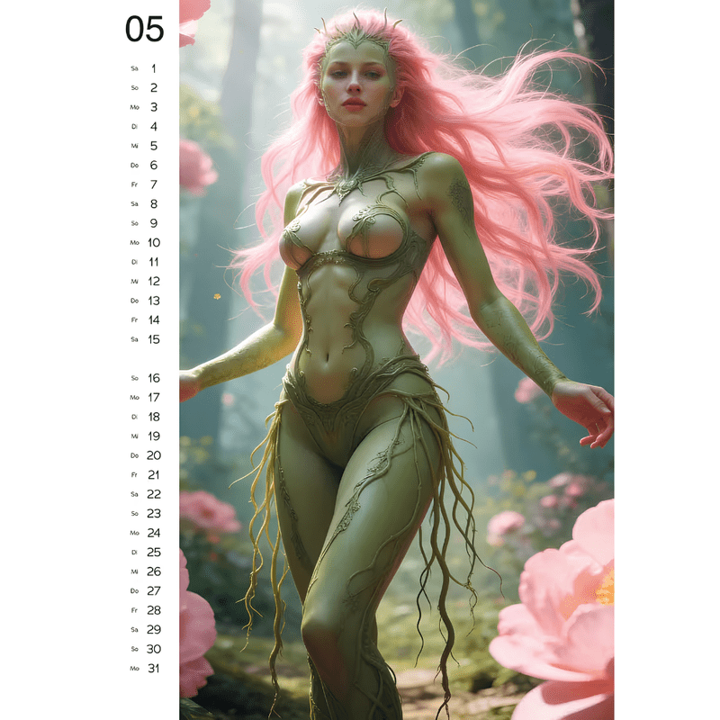 Fantasy Wall Calendar 2027 - Stationary