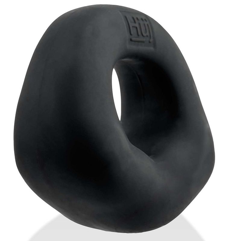 Fit Bulge Hung Style Cockring Black - Adult Toys