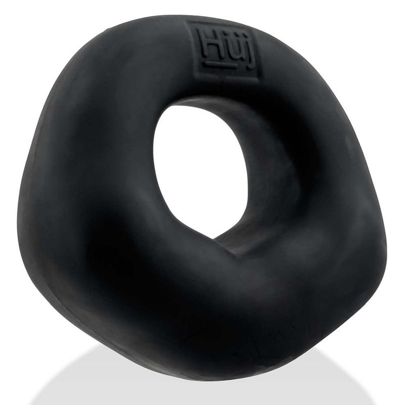 Fit Bulge Hung Style Cockring Black - Adult Toys