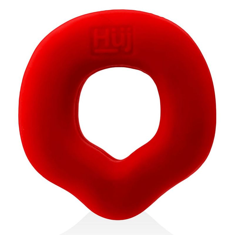 Fit Grips 2 Pc Ergo Cockring Black Red - Adult Toys