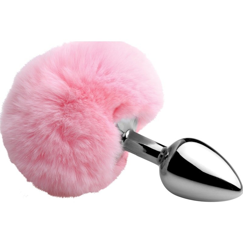 Fluffy Bunny Tail Anal Plug - Adult Toys