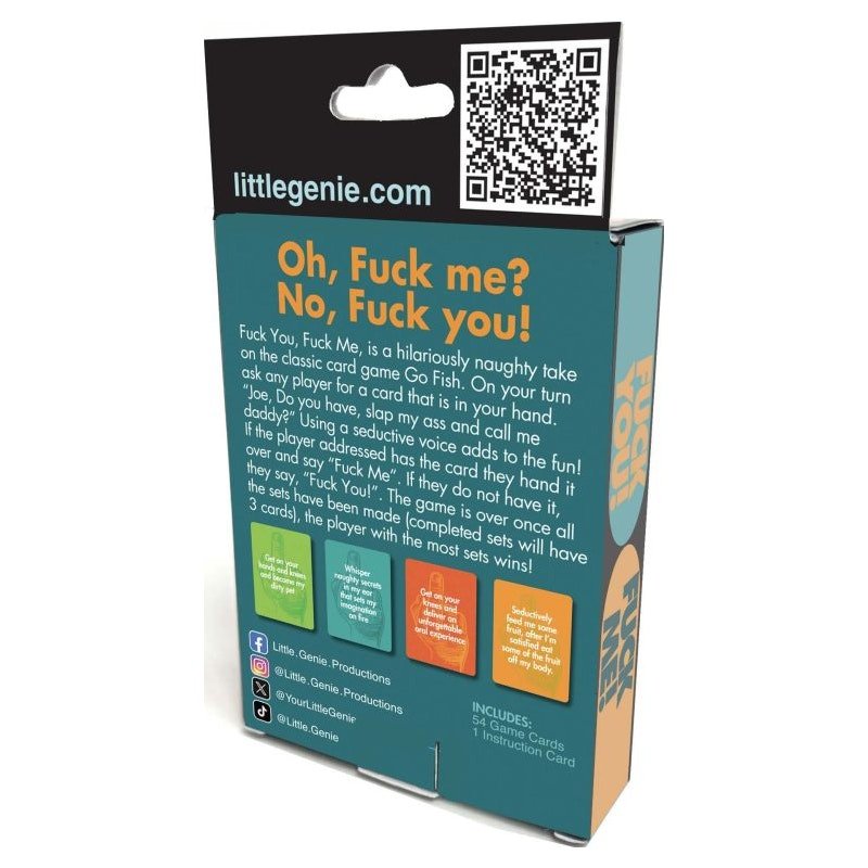 Fuck You Fuck Me Card Game - Adult Toys