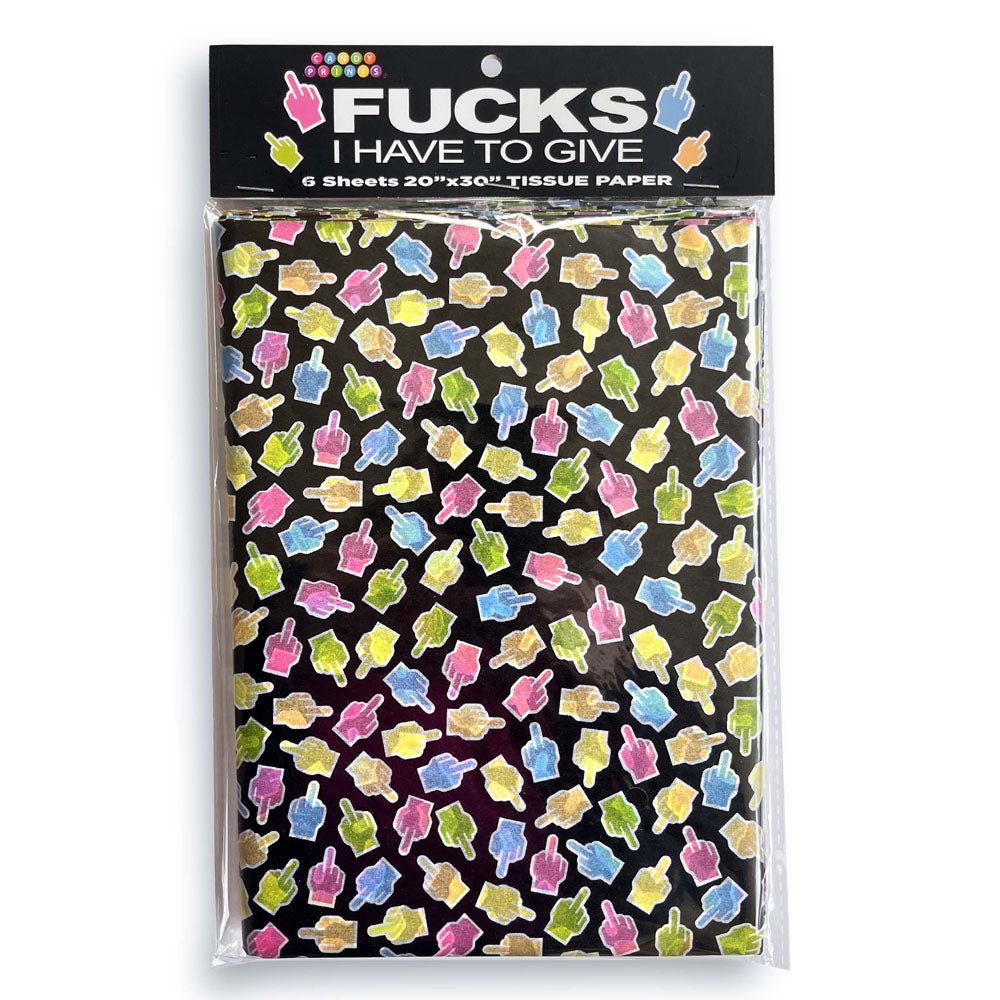 Fucks I Have To Give Tissue Paper Sheets - 6 Pack - NOVELTIES
