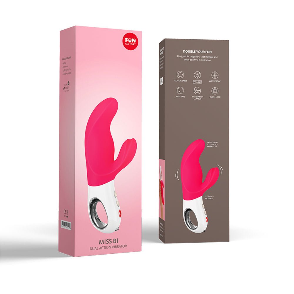 Fun Factory MISS BI - Pink 17 cm Rabbit Vibrator - VIBRATORS - PREMIUM