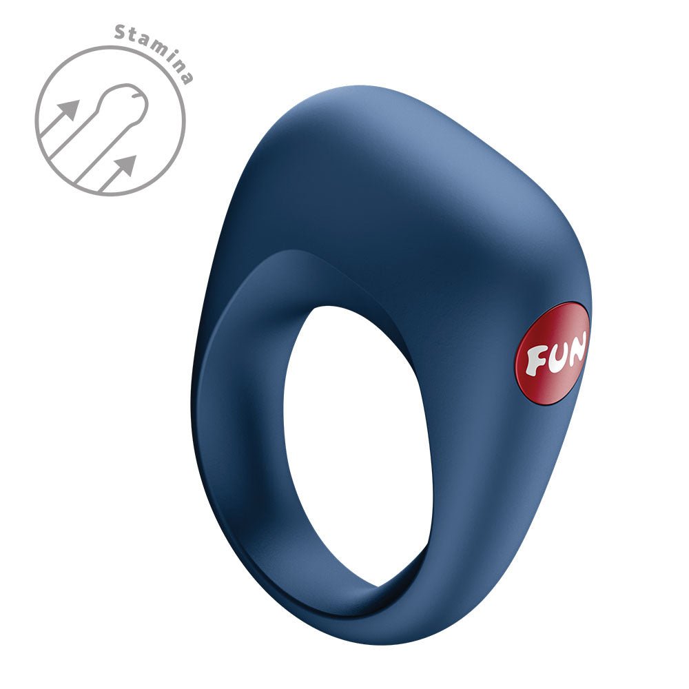 Fun Factory Speed Date Vibrating Cock Ring With Flexible Band - VIBRATORS-PREMIUM