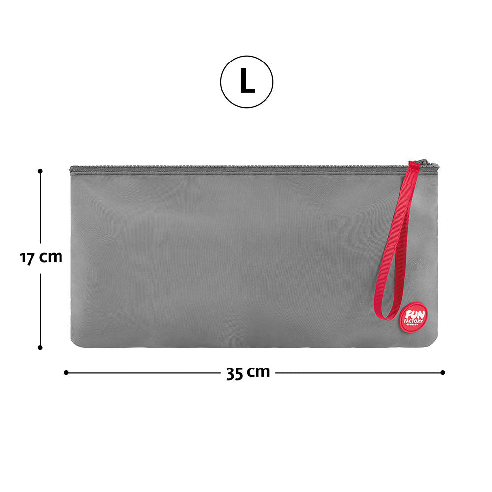 Fun Factory Toybagg Large Dark Grey Toy Storage Bag - HEALTH CARE-PREMIUM