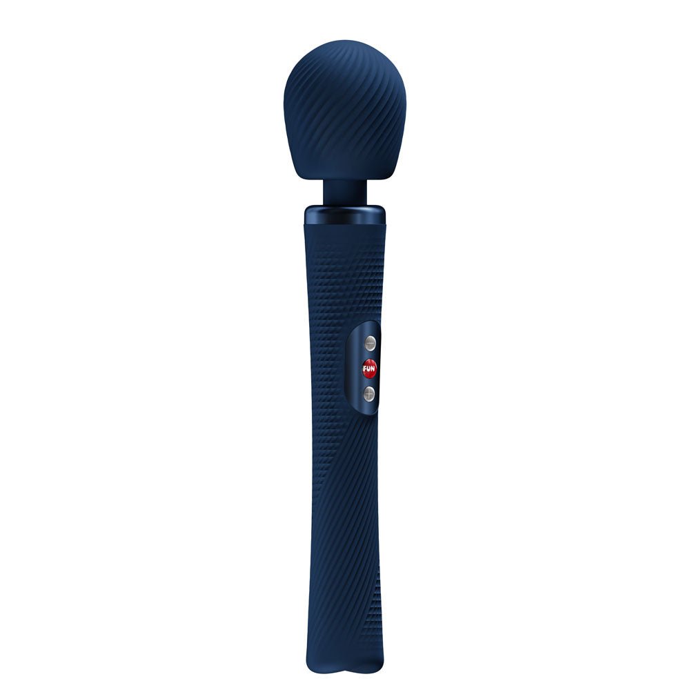 Fun Factory VIM Rumbling Massage Wand – Nightblue Rechargeable Silicone - VIBRATORS - PREMIUM