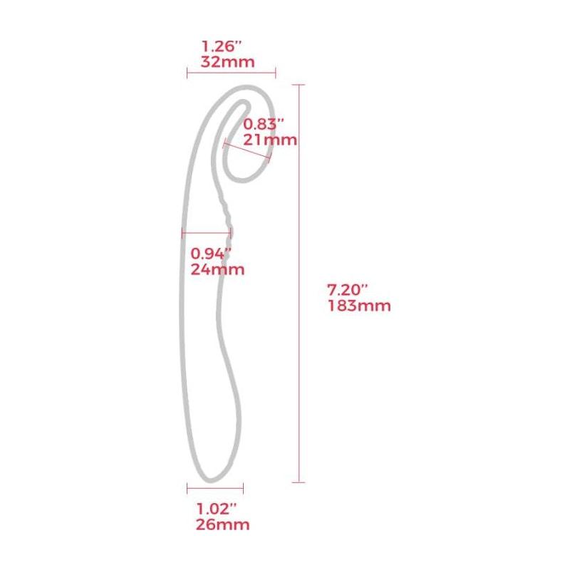 G - Snuggle Ultrasoft Sprout - shaped Unisex Vibrator - Adult Toys