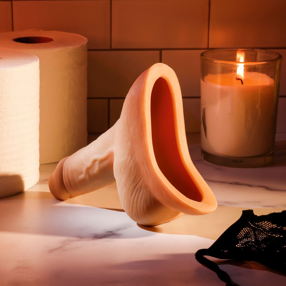 Gender X STAND TO PEE - Light - Flesh Realistic Stand - To - Pee Funnel - GENDER EXPRESSION