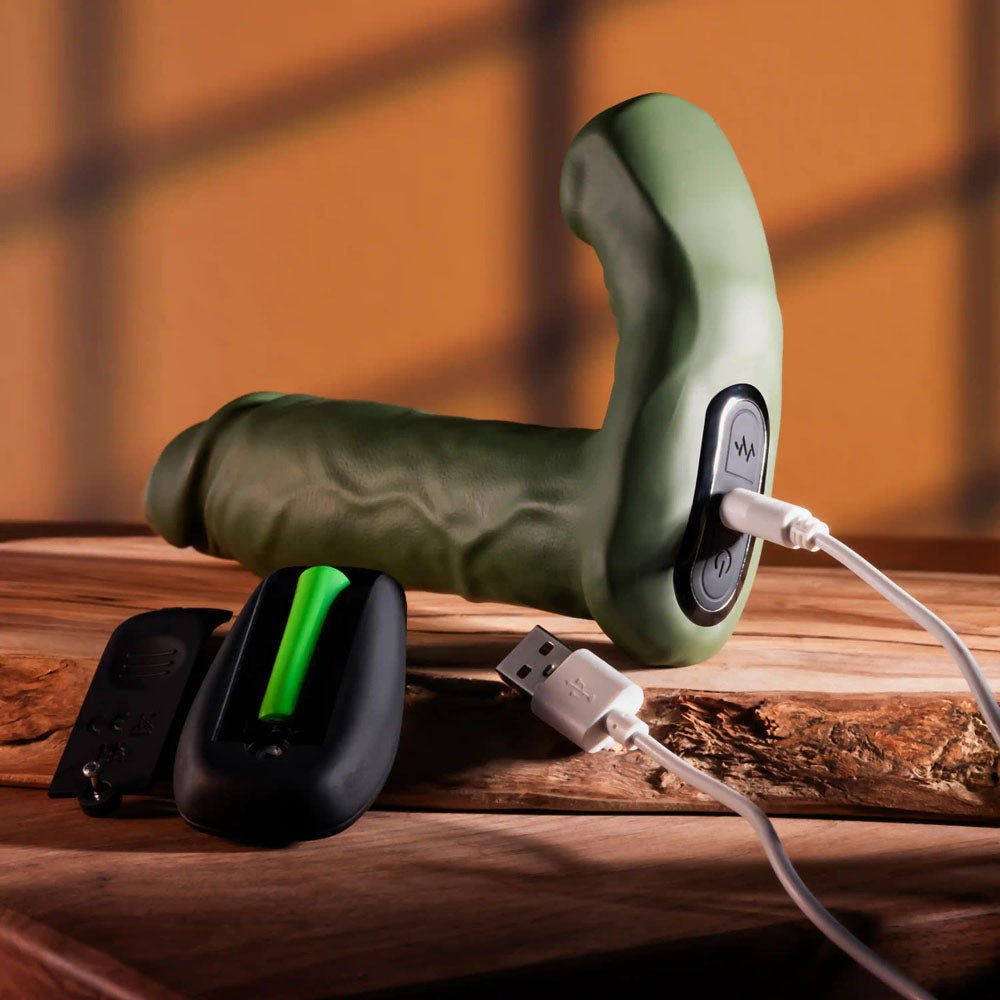 Gender X THE HUNK - 15.2 cm Thrusting Vibrator with Remote - VIBRATORS