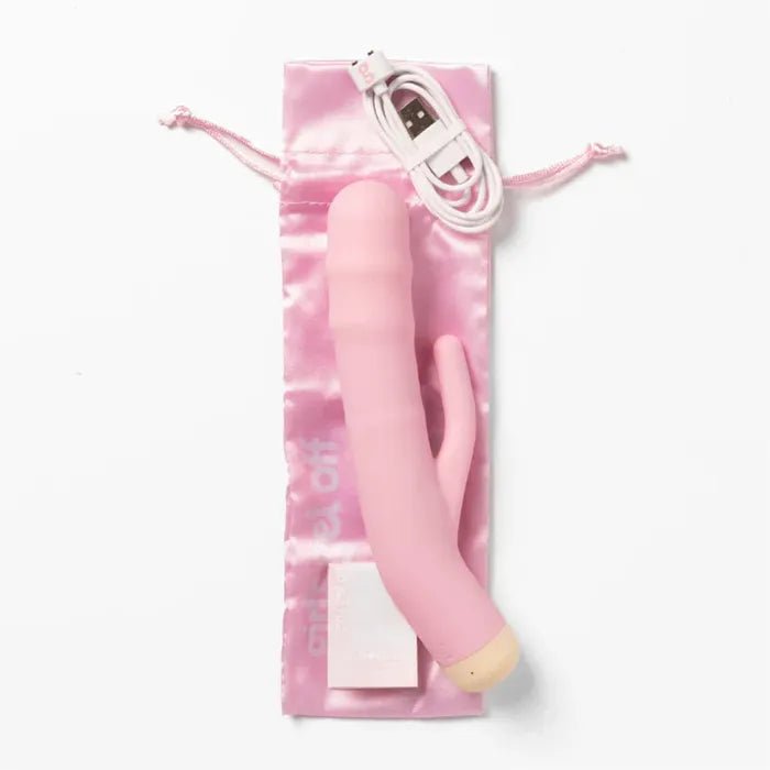 Girls Get Off - DeeDee - Pink Thrusting Rabbit Vibrator - VIBRATORS