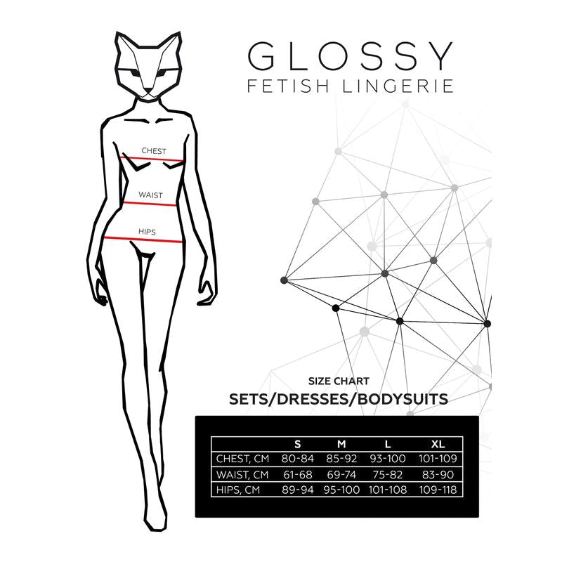 Glossy Eileen Bodysuit - Lingerie