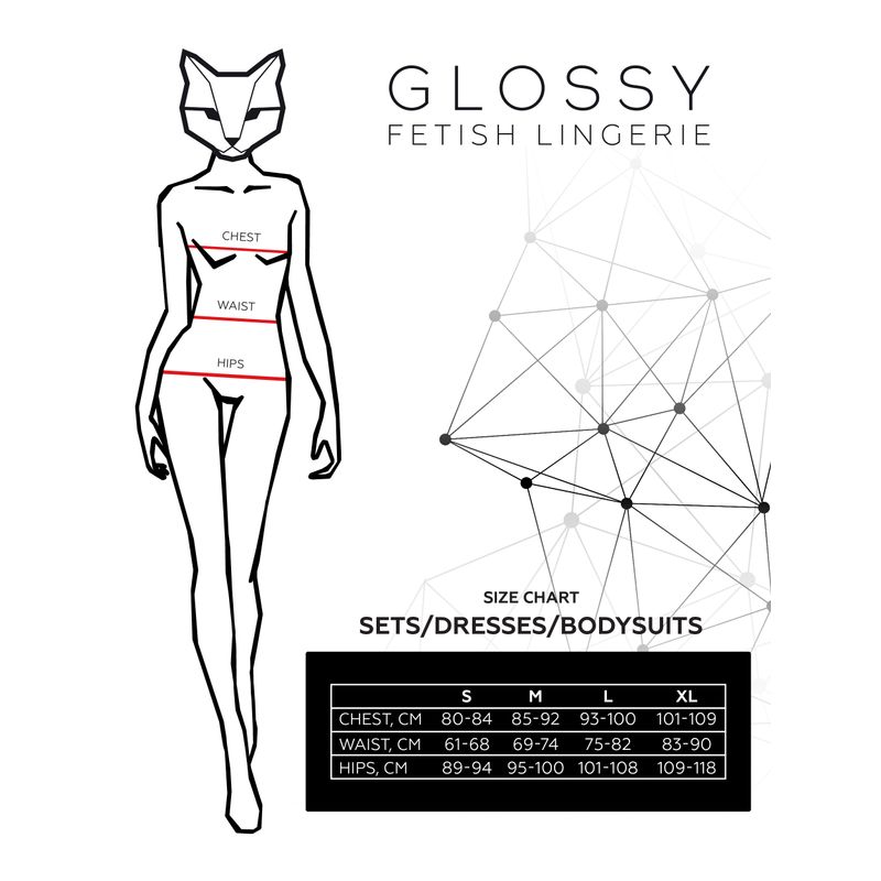 Glossy Stacy Bodysuit - Lingerie