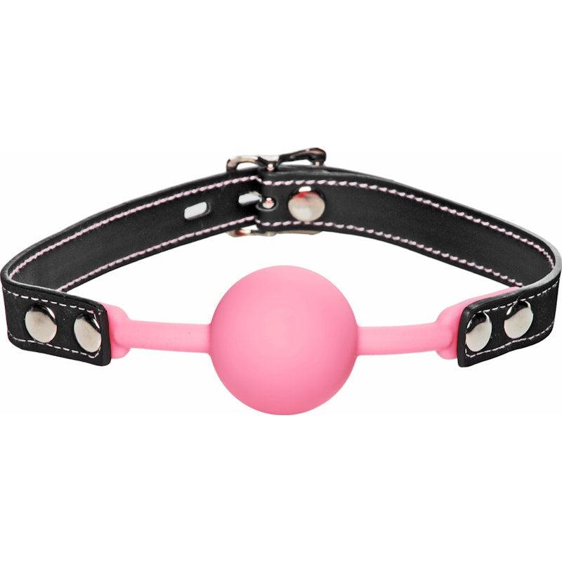 Glow Gag Glow in the Dark Silicone Ball Gag - Adult Toys