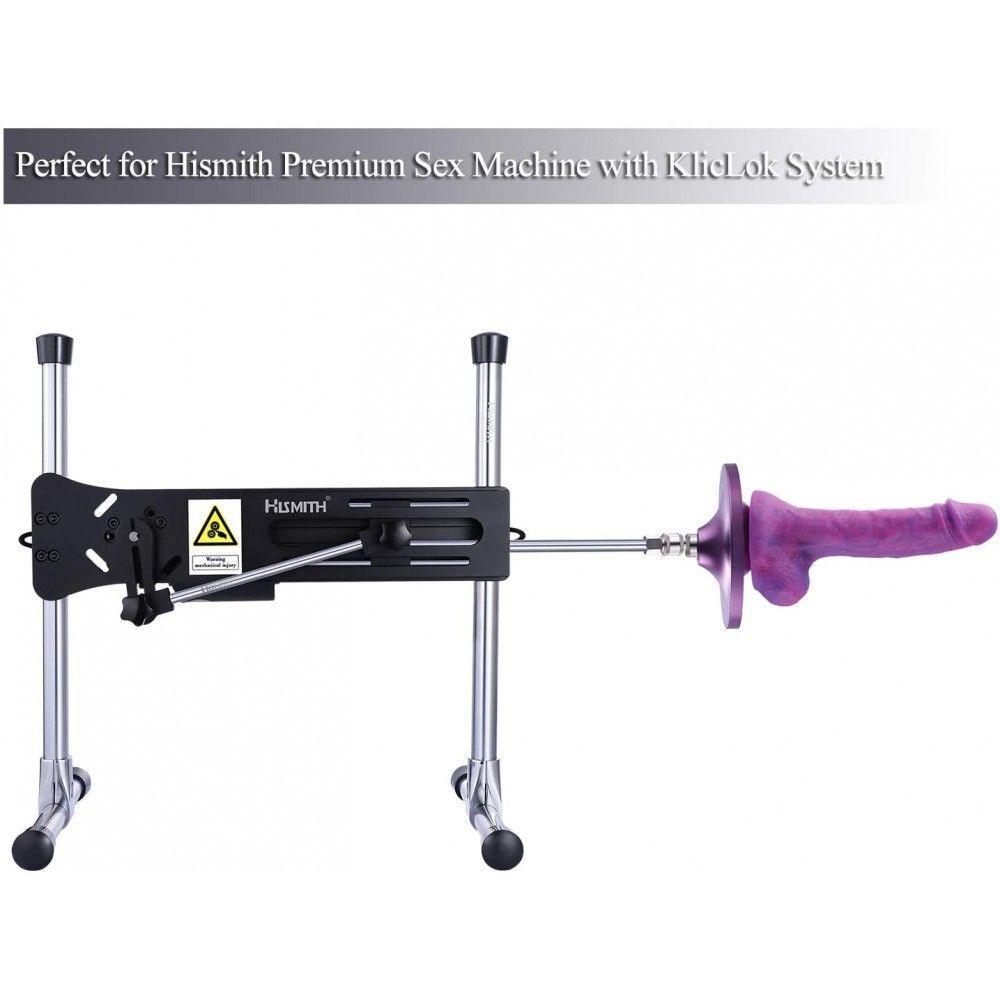 HiSmith - 4.5" Purple Suction Cup Adaptor (KlicLok) - Sex Toys