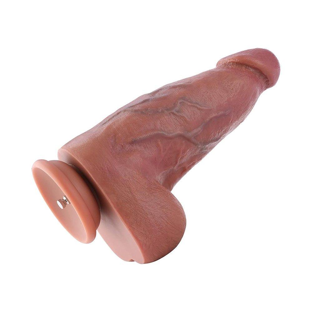 HiSmith - 9.5” Silicone Realistic Dual - Density Thick Dildo - MACHINES - PREMIUM