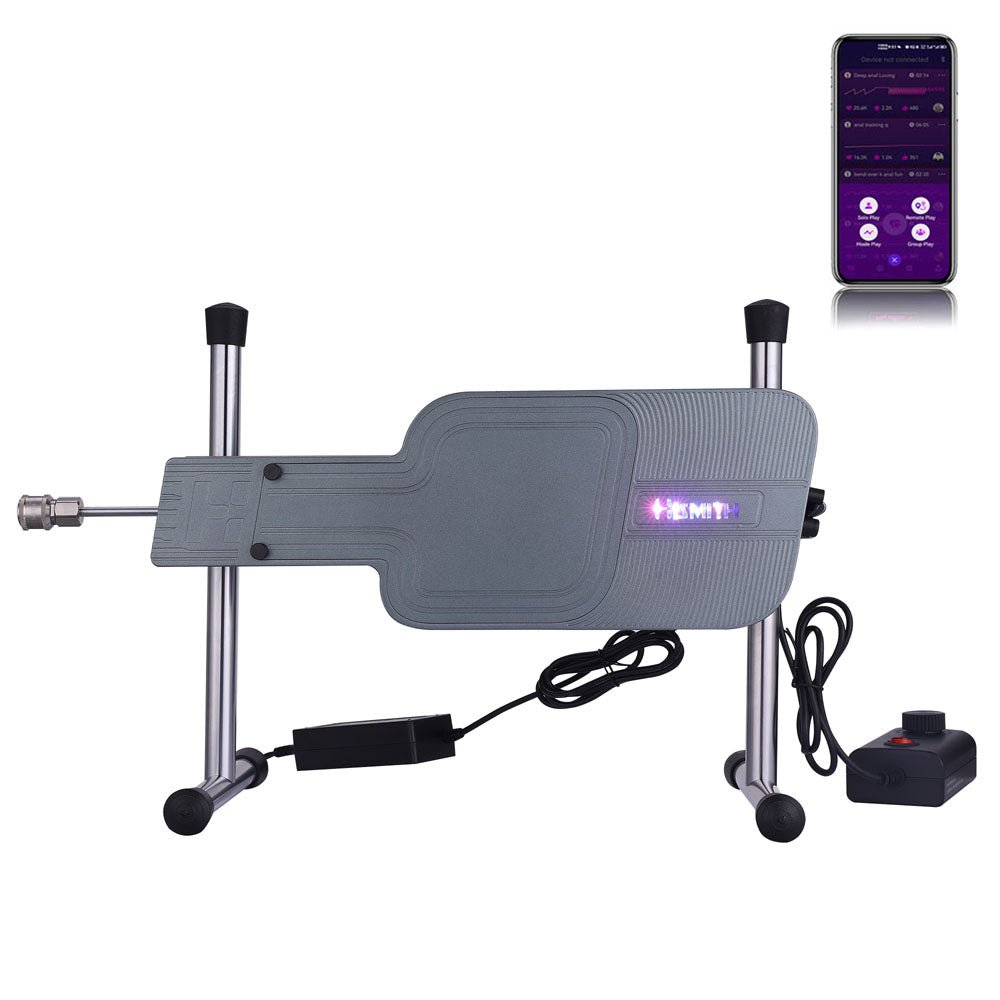 Hismith Premium Edition Black App Controlled Mains Powered Sex Machine Remote - MACHINES-PREMIUM