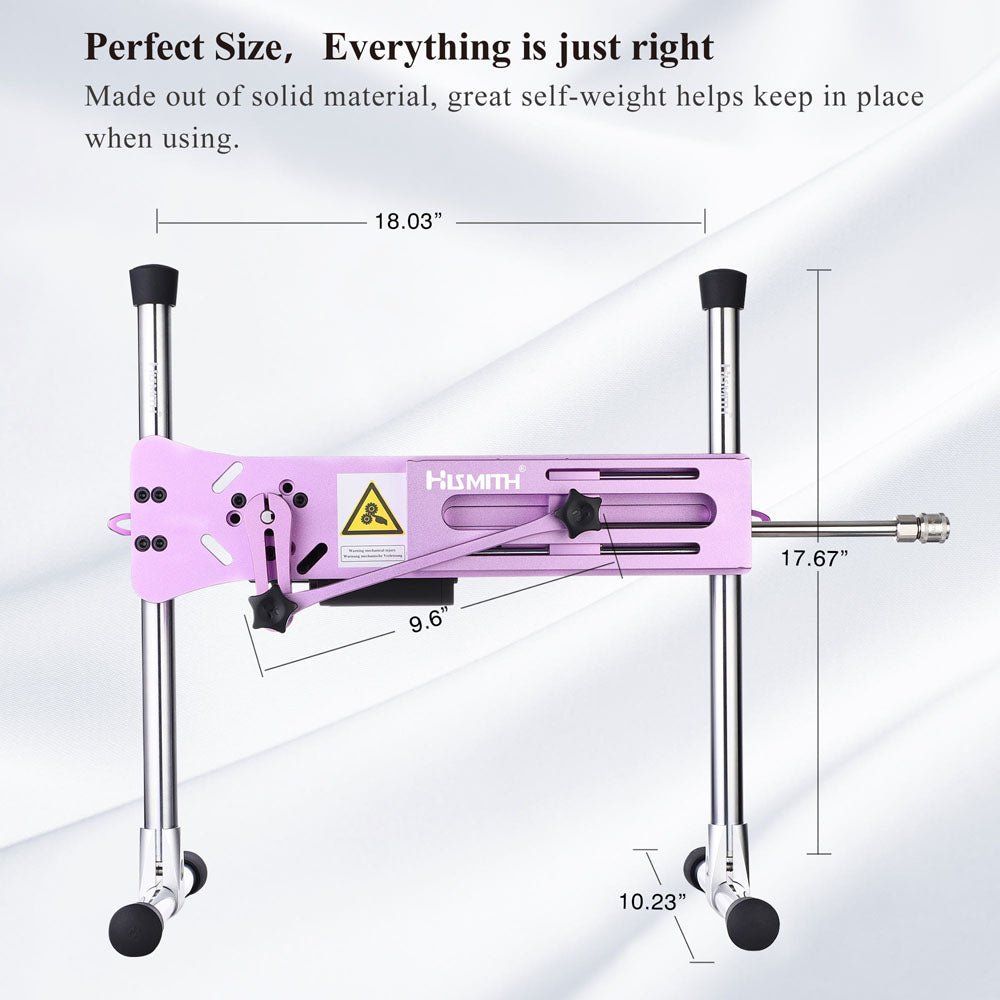 Hismith Premium Sex Machine Pink Mains Powered App Control & Remote - MACHINES-PREMIUM