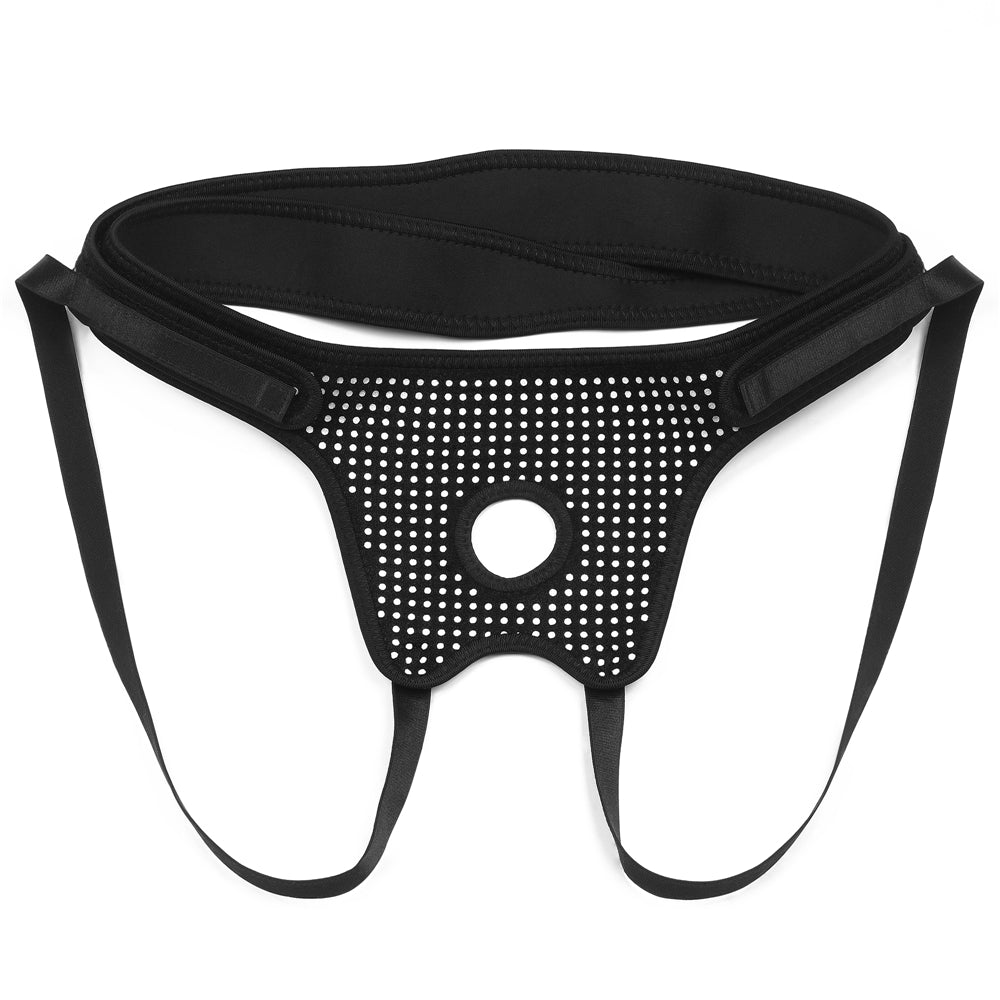 Ingen Easy Strap - On Harness - Black Adjustable (No Probe Included) - STRAP - ONS