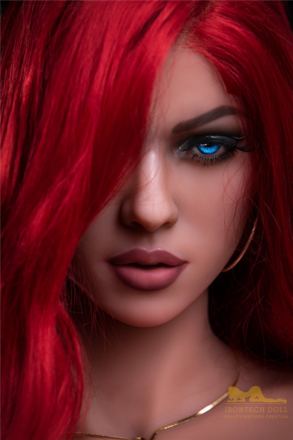 Irontech 171cm Viola TPE Sex Doll Brown Skin Shining Blue Eyes High Quality - Sex Doll