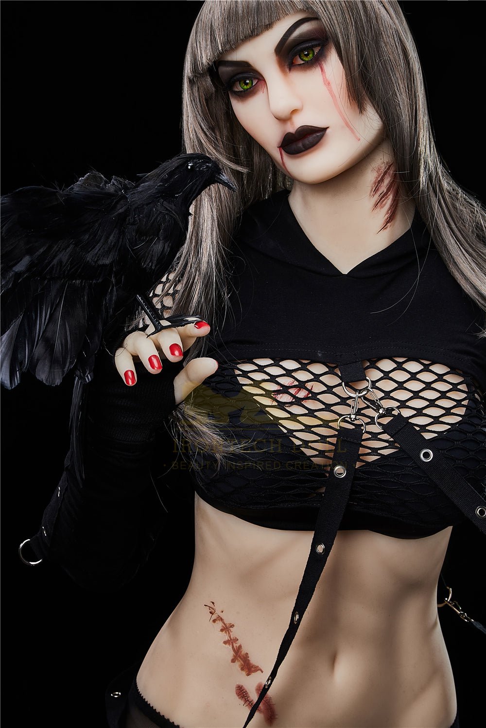 Irontech Gothic Sex Doll Mia 168cm Life Size TPE Doll With Steel Skeleton - Sex Doll