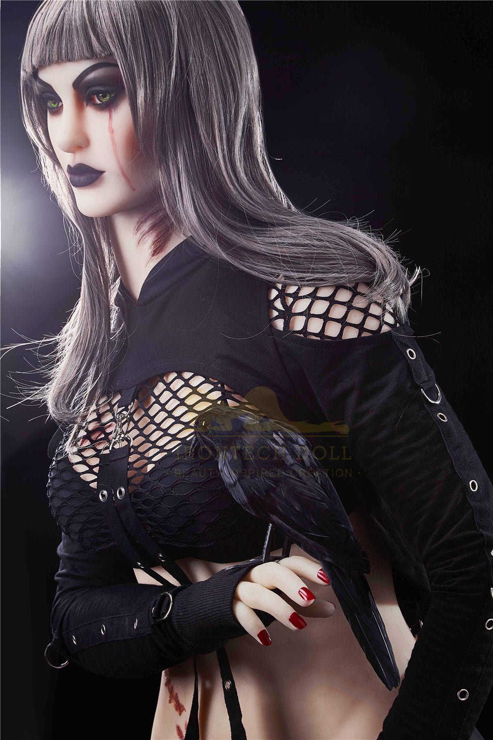 Irontech Gothic Sex Doll Mia 168cm Life Size TPE Doll With Steel Skeleton - Sex Doll