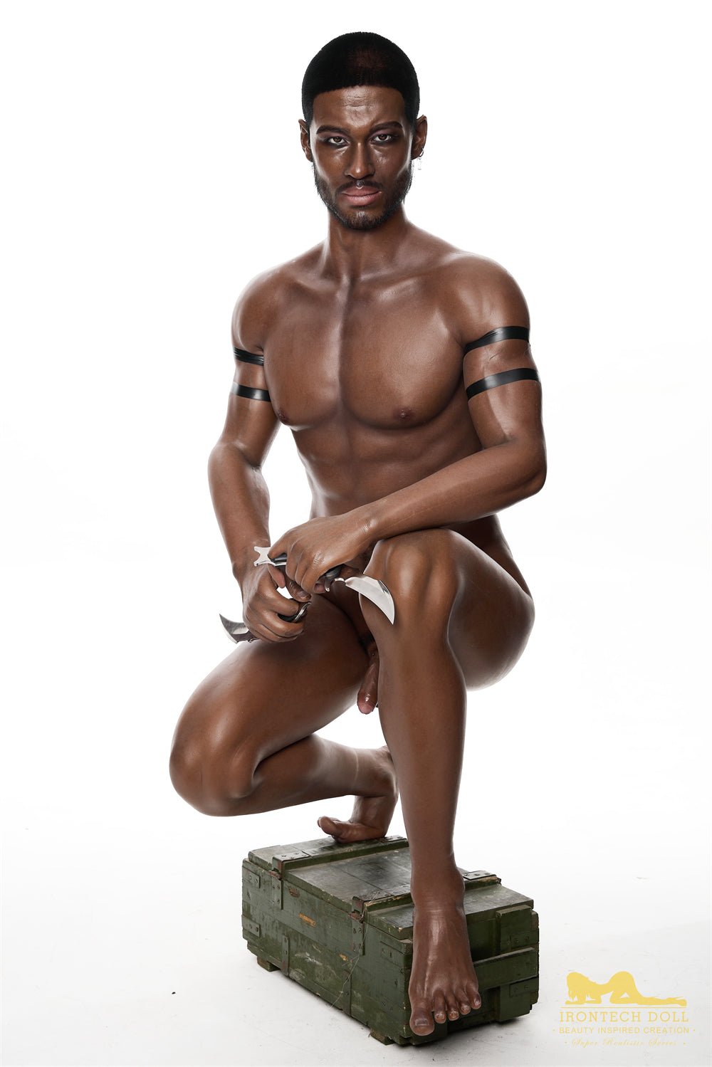 Irontech Silicone Black Male Love Doll 176cm M7 Bill - Sex Doll