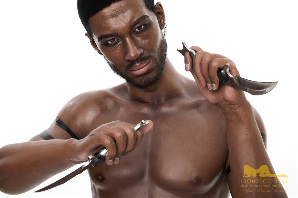 Irontech Silicone Black Male Love Doll 176cm M7 Bill - Sex Doll