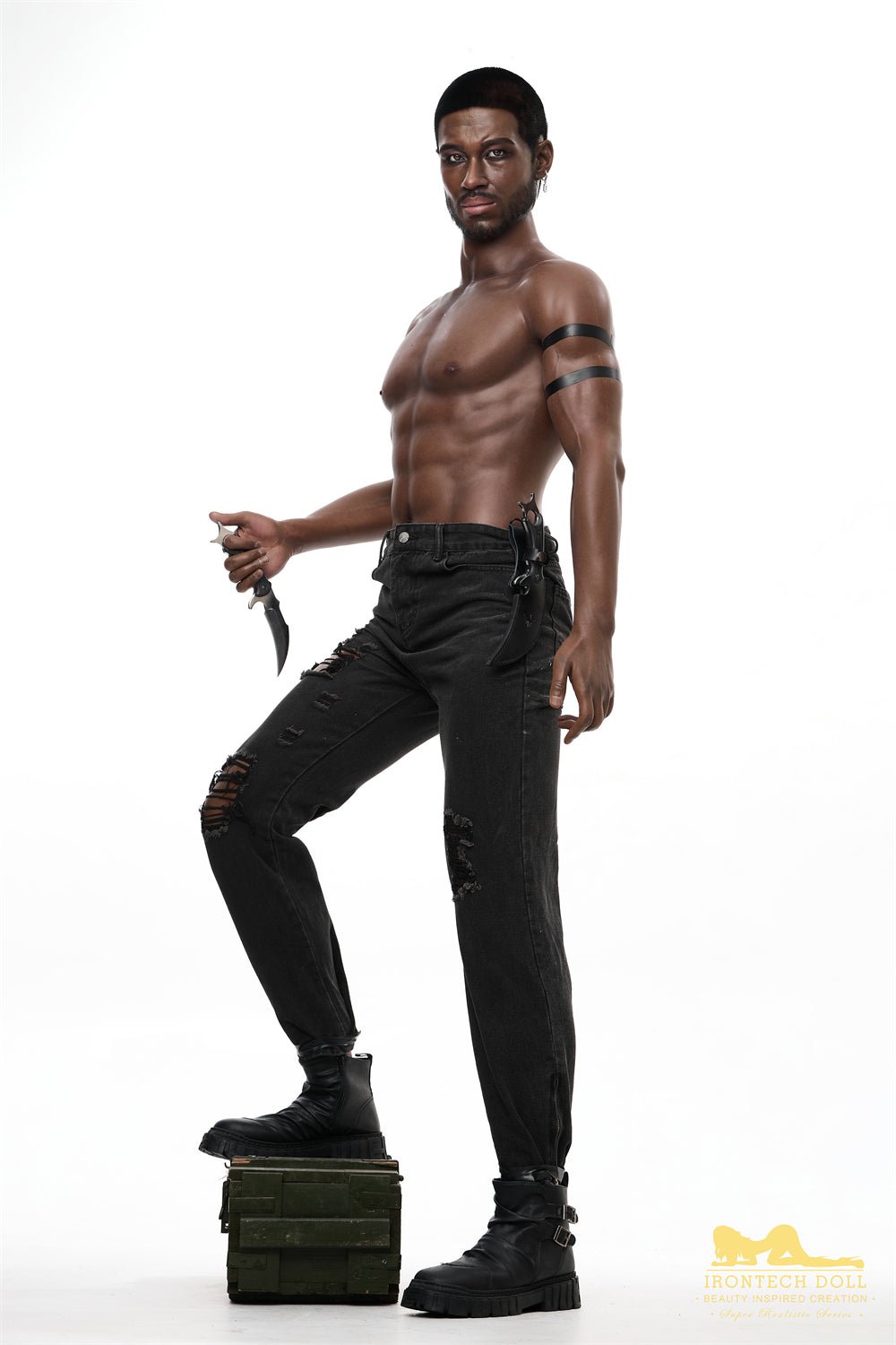 Irontech Silicone Black Male Love Doll 176cm M7 Bill - Sex Doll