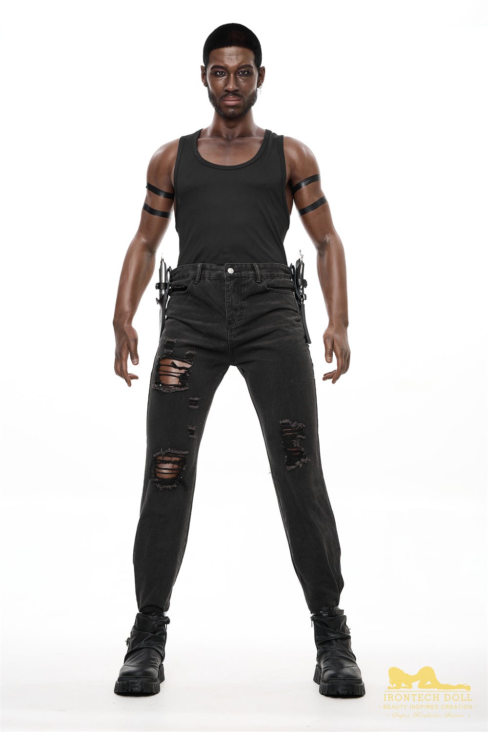 Irontech Silicone Black Male Love Doll 176cm M7 Bill - Sex Doll