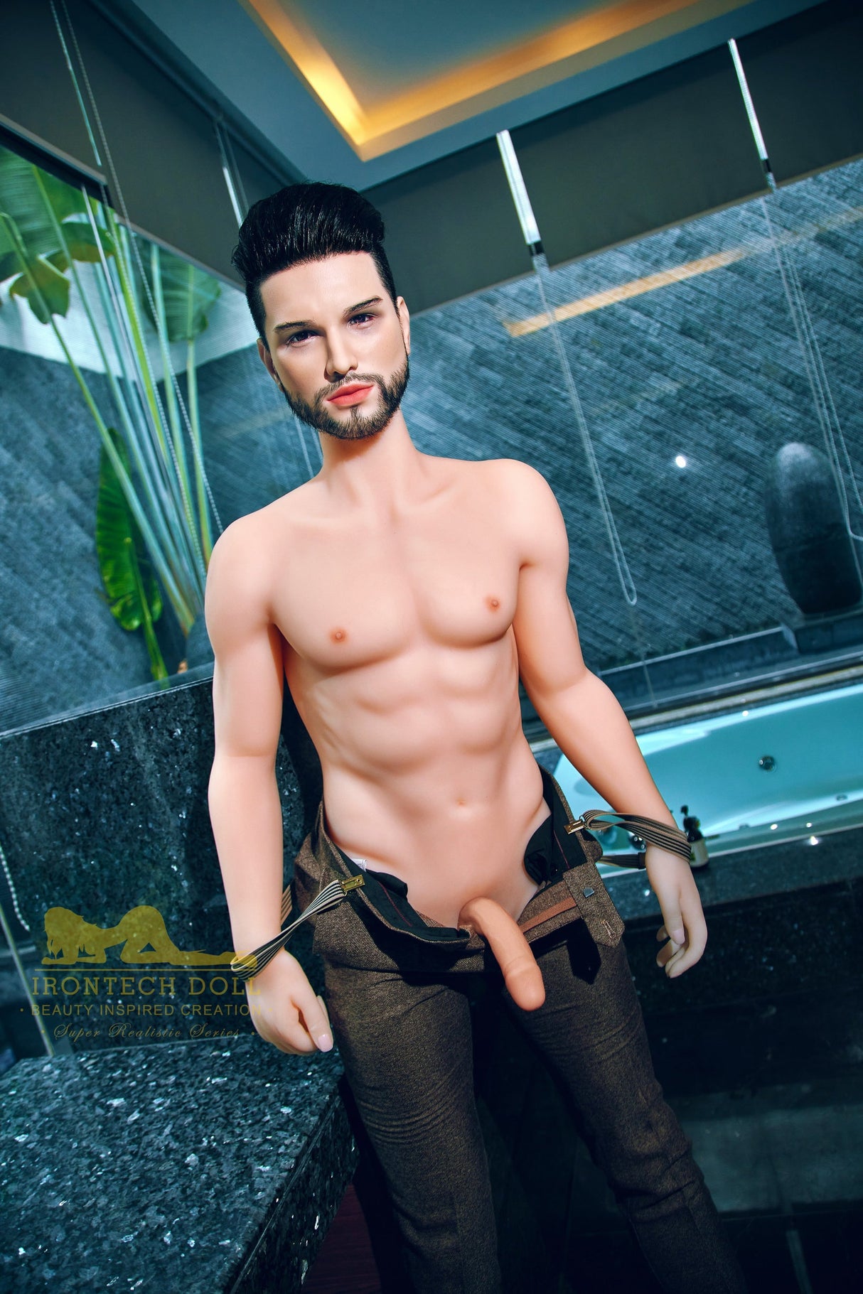 Irontech TPE Silicone Sex Doll 162cm M1 Kevin Realistic Body - Sex Doll