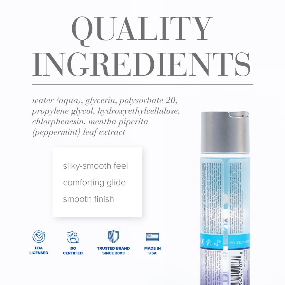 JO H2O Cooling Lube Water Based Lubricant 120 mL Bottle - LOTIONS & LUBES