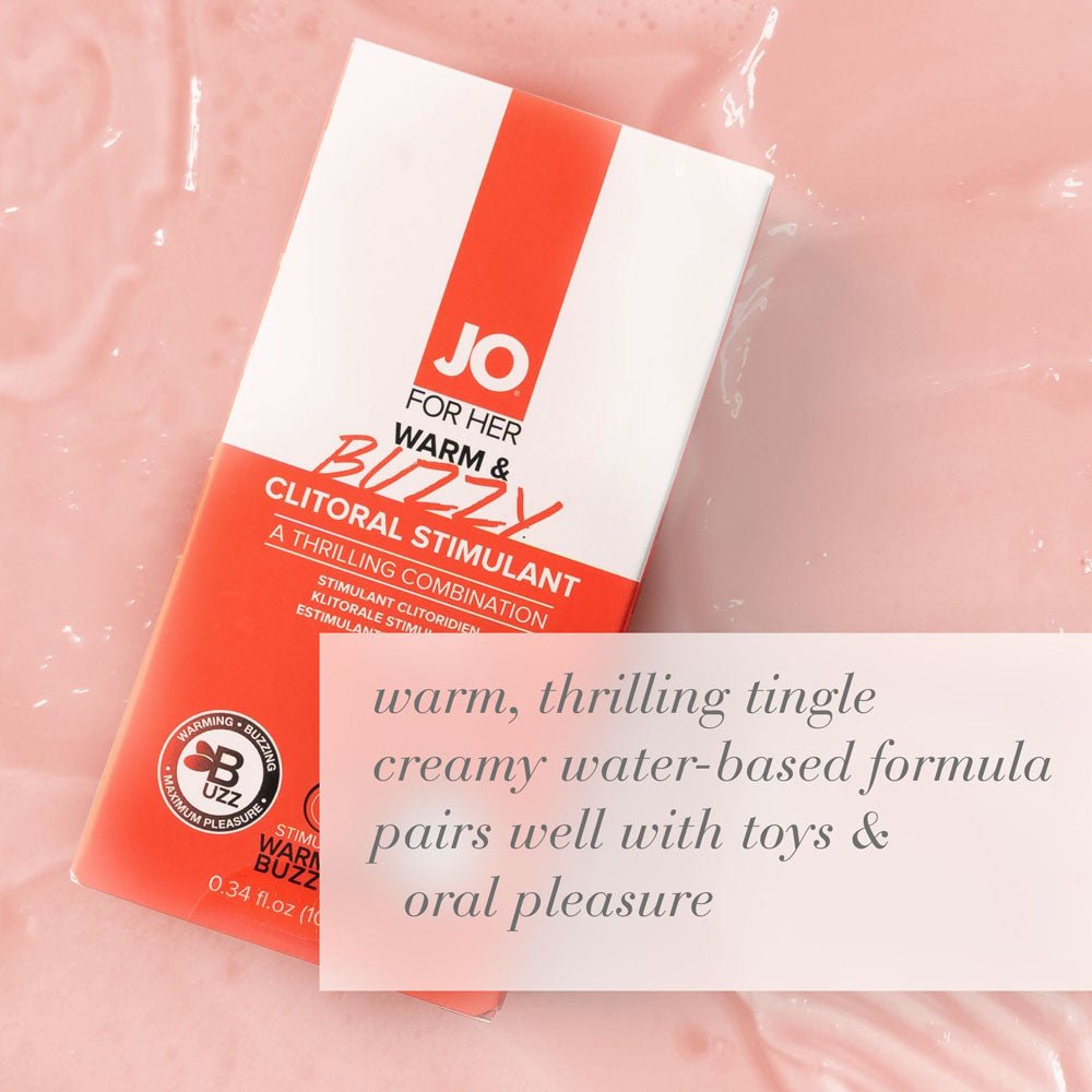 JO Warm Buzzy Clitoral Stimulant 10 Ml Warming Gel Tube - ENHANCERS