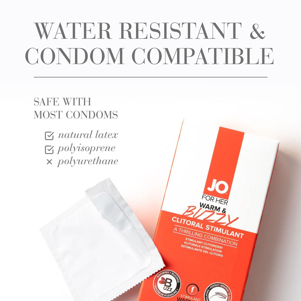 JO Warm Buzzy Clitoral Stimulant 10 Ml Warming Gel Tube - ENHANCERS