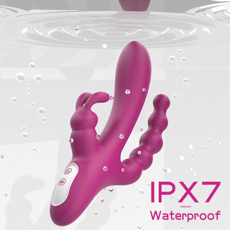 Joker Triple Ecstasy Vibrator - Adult Toys