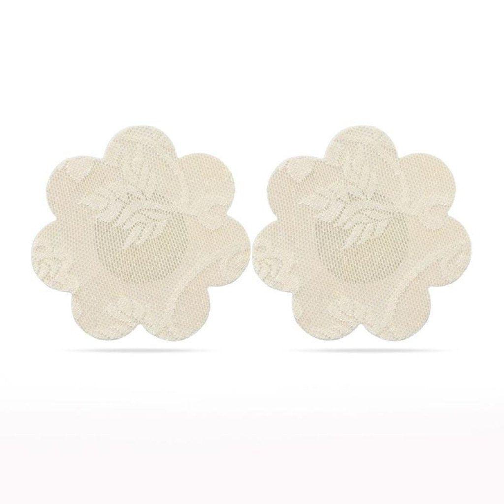 Lace Heart and Flower Nipple Pasties Twin Pk - Adult Toys