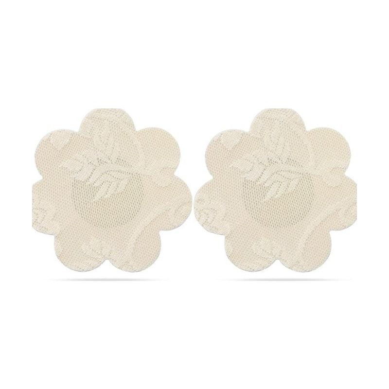 Lace Heart and Flower Nipple Pasties Twin Pk - Adult Toys