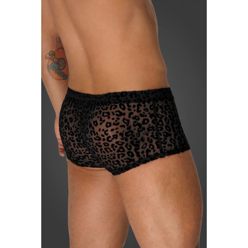 Leopard Flock Short Shorts - Lingerie