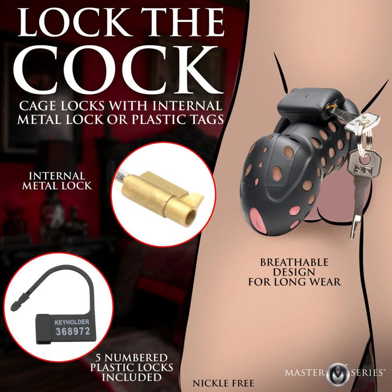 Lock Down Chastity Cage - Adult Toys