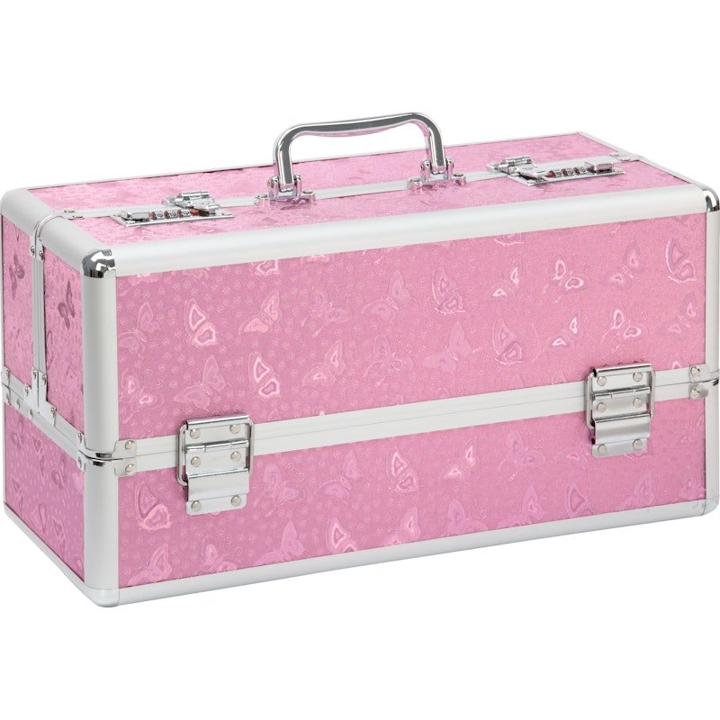 Lockable Large Vibrator Case Pink - Adult Toys