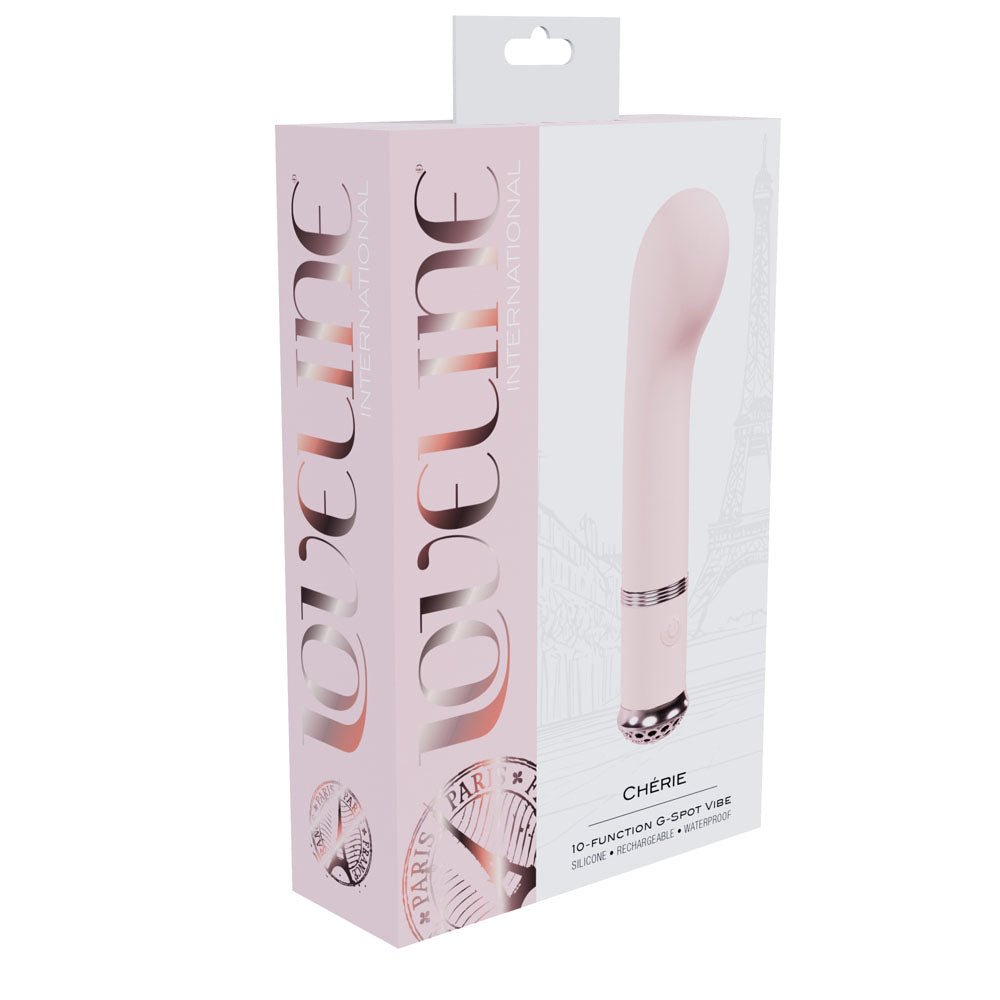 LOVELINE Cherie - Pink - Pink 14 cm USB Rechargeable Vibrator - VIBRATORS