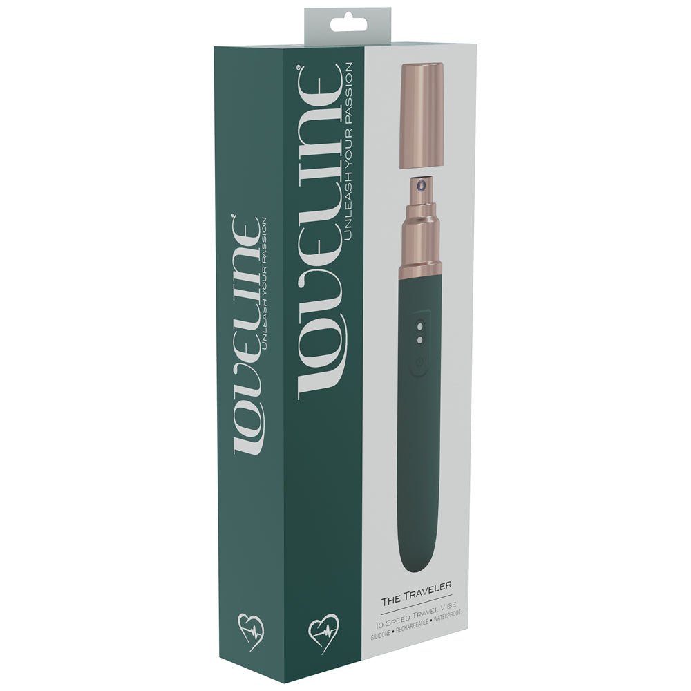 LOVELINE The Traveler Vibrator with Lube Applicator - VIBRATORS