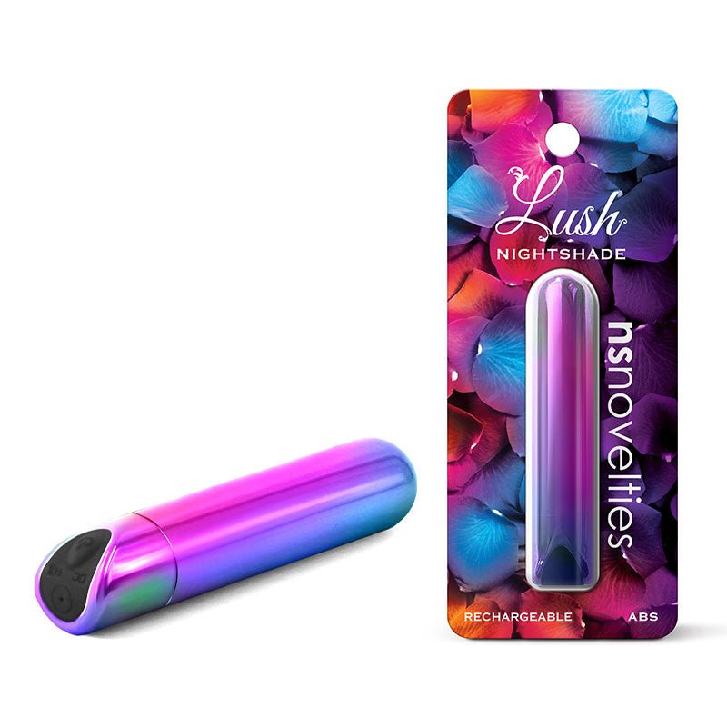 Lush Nightshade - Multicolour - Multicoloured 8.9 cm USB Rechargeable Bullet - BULLETS & EGGS